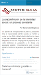 Mobile Screenshot of metisgaia.wordpress.com