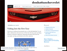 Tablet Screenshot of donhattanchevrolet.wordpress.com