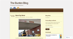 Desktop Screenshot of buntens.wordpress.com