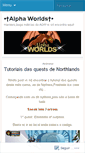 Mobile Screenshot of alphaworlds.wordpress.com