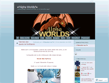 Tablet Screenshot of alphaworlds.wordpress.com