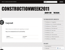 Tablet Screenshot of constructionweek2011.wordpress.com