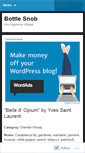 Mobile Screenshot of bottlesnob.wordpress.com