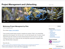 Tablet Screenshot of pmlifehackblog.wordpress.com