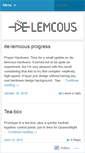 Mobile Screenshot of delemcous.wordpress.com
