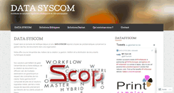 Desktop Screenshot of datasyscom.wordpress.com