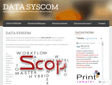 Tablet Screenshot of datasyscom.wordpress.com