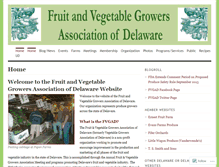 Tablet Screenshot of delawarefruitvegetable.wordpress.com