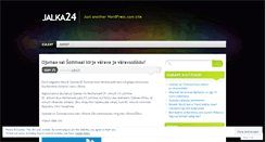 Desktop Screenshot of jalka24.wordpress.com