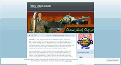 Desktop Screenshot of fishingontariocanada.wordpress.com