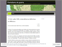 Tablet Screenshot of periodismodeguerra.wordpress.com