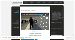 Desktop Screenshot of parisworkingforart.wordpress.com