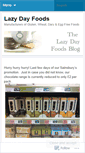 Mobile Screenshot of lazydayfoods.wordpress.com