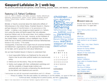 Tablet Screenshot of gaspardlafalaisejr.wordpress.com