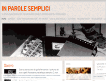 Tablet Screenshot of parolesemplici.wordpress.com