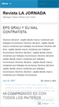 Mobile Screenshot of lajornada.wordpress.com