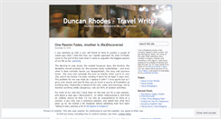 Desktop Screenshot of drtravelwriter.wordpress.com