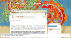 Desktop Screenshot of creativeconfessions.wordpress.com