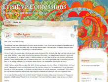 Tablet Screenshot of creativeconfessions.wordpress.com