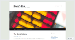 Desktop Screenshot of boyciesblog.wordpress.com