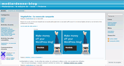Desktop Screenshot of mediardenne.wordpress.com