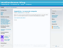 Tablet Screenshot of mediardenne.wordpress.com