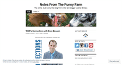 Desktop Screenshot of notesfromthefunnyfarm.wordpress.com