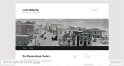 Desktop Screenshot of lostatlanta.wordpress.com