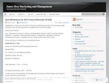 Tablet Screenshot of jameshon.wordpress.com