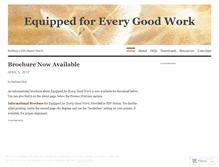 Tablet Screenshot of equippedforeverygoodwork.wordpress.com
