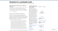 Desktop Screenshot of greenchemistry.wordpress.com