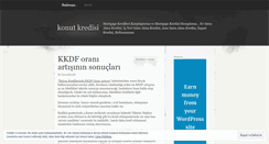 Desktop Screenshot of konutkredi.wordpress.com