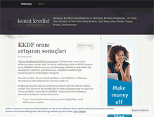 Tablet Screenshot of konutkredi.wordpress.com