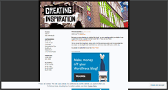 Desktop Screenshot of creatinginspiration.wordpress.com