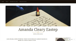 Desktop Screenshot of amandaclearyeastep.wordpress.com