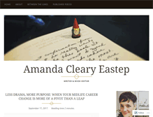 Tablet Screenshot of amandaclearyeastep.wordpress.com