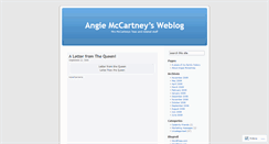 Desktop Screenshot of angiemccartney.wordpress.com