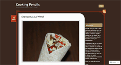 Desktop Screenshot of cookingpencils.wordpress.com