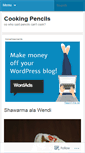 Mobile Screenshot of cookingpencils.wordpress.com