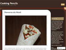 Tablet Screenshot of cookingpencils.wordpress.com