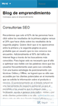 Mobile Screenshot of blogsdeemprendimiento.wordpress.com