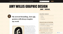Desktop Screenshot of amywillisgraphicdesign.wordpress.com