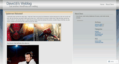 Desktop Screenshot of dave16.wordpress.com
