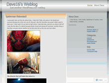 Tablet Screenshot of dave16.wordpress.com
