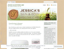 Tablet Screenshot of jessicasapothecary.wordpress.com