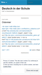 Mobile Screenshot of meinedeutschstunde.wordpress.com