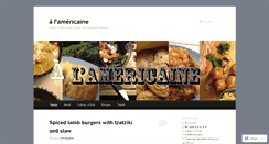 Desktop Screenshot of alamericaine.wordpress.com