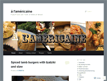Tablet Screenshot of alamericaine.wordpress.com
