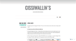 Desktop Screenshot of cissiwallinlooks.wordpress.com