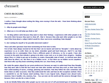 Tablet Screenshot of chesswrit.wordpress.com